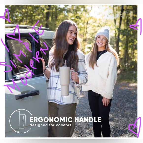 Simple Modern TREK 40oz Tumbler in Cream Terrazzo 🤩New 🆕 & Never Used 😍 - Picture 12 of 17